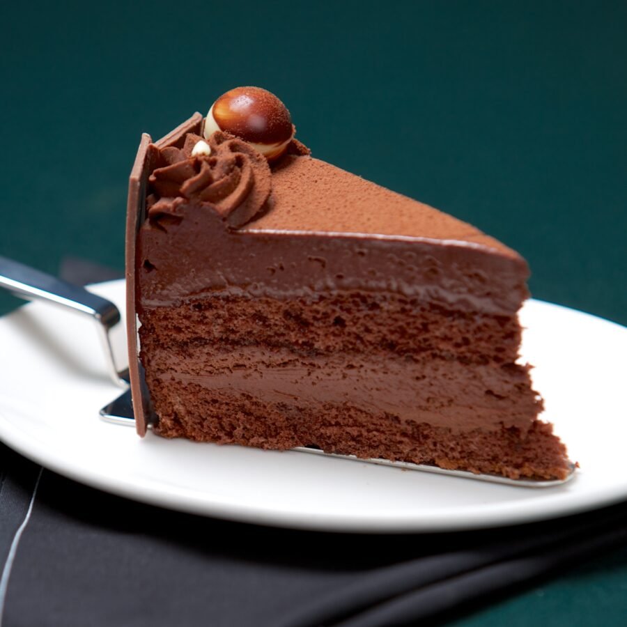 Round Chocolate Celebration Cake - Image 2