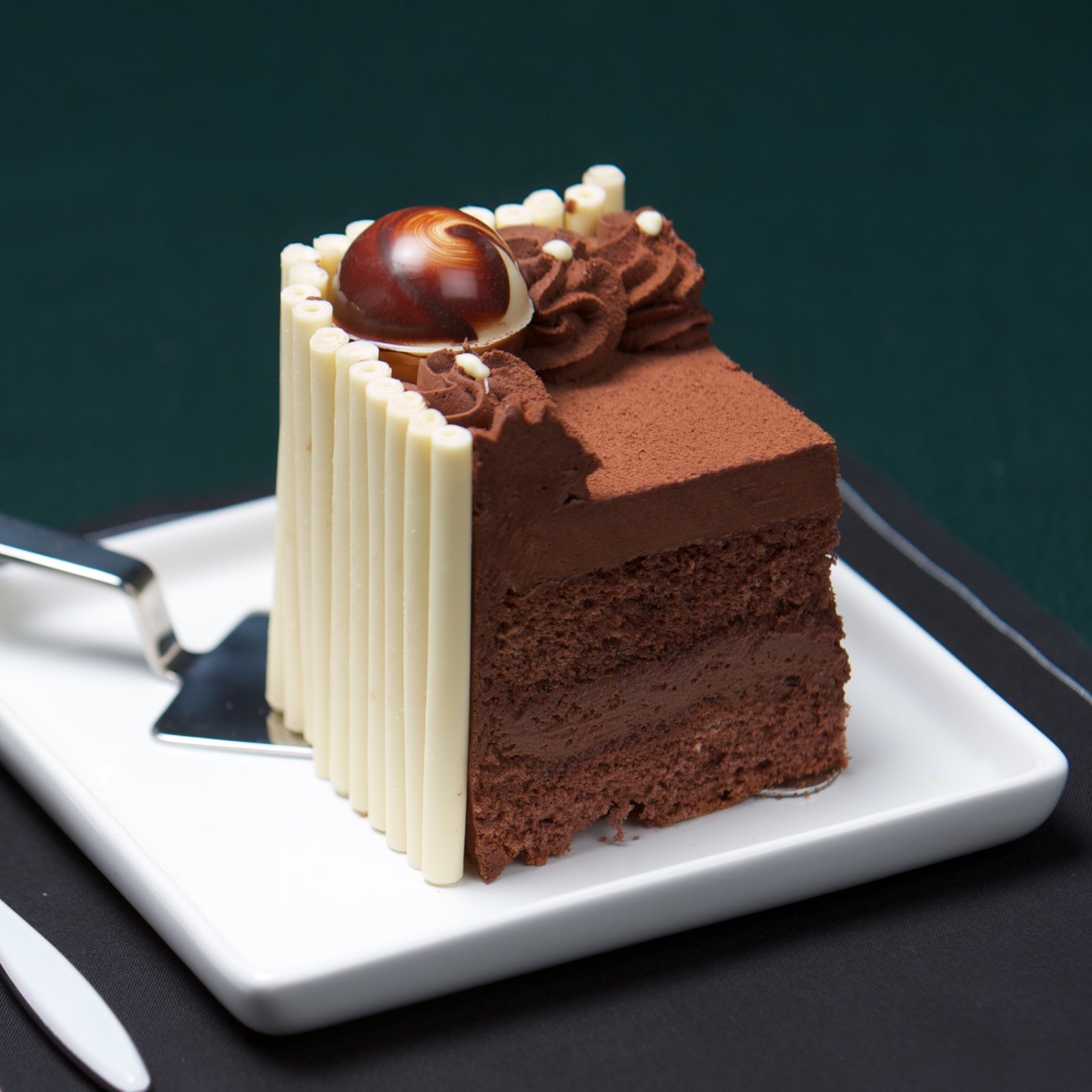 Square Chocolate Celebration Cake - Image 2